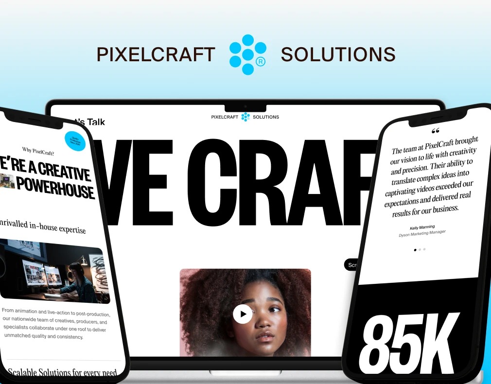 Pixelcraft Solutions Website